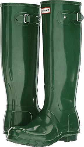 Hunter Women's Original Tall Dark Olive Rain Boots - 6 B(M) US