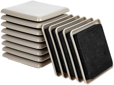 3.5 Inch Furniture Sliders, 20pcs Sliders for Moving Furniture, Heavy-Duty Furniture Movers Sliders for Carpet, Couch Sliders Protect Carpet Surface and Easily Move Furniture. 3.5 Inch Furniture Sliders, 20pcs Sliders for Moving Furniture, Heavy-Duty Furniture Movers Sliders for Carpet, Couch Sliders Protect Carpet Surface and Easily Move Furniture.