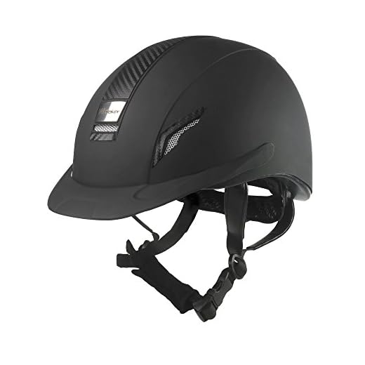 Whitaker Unisex's Vx2 Carbon Rid-hjälm Liten (50–54 cm) svart, storlek 50–54 cm