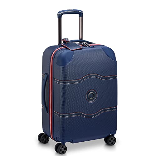 Image of DELSEY PARIS Chatelet Air 2.0 Hardside Luggage with Spinner Wheels, Navy, Carry on Plus 20 Inch