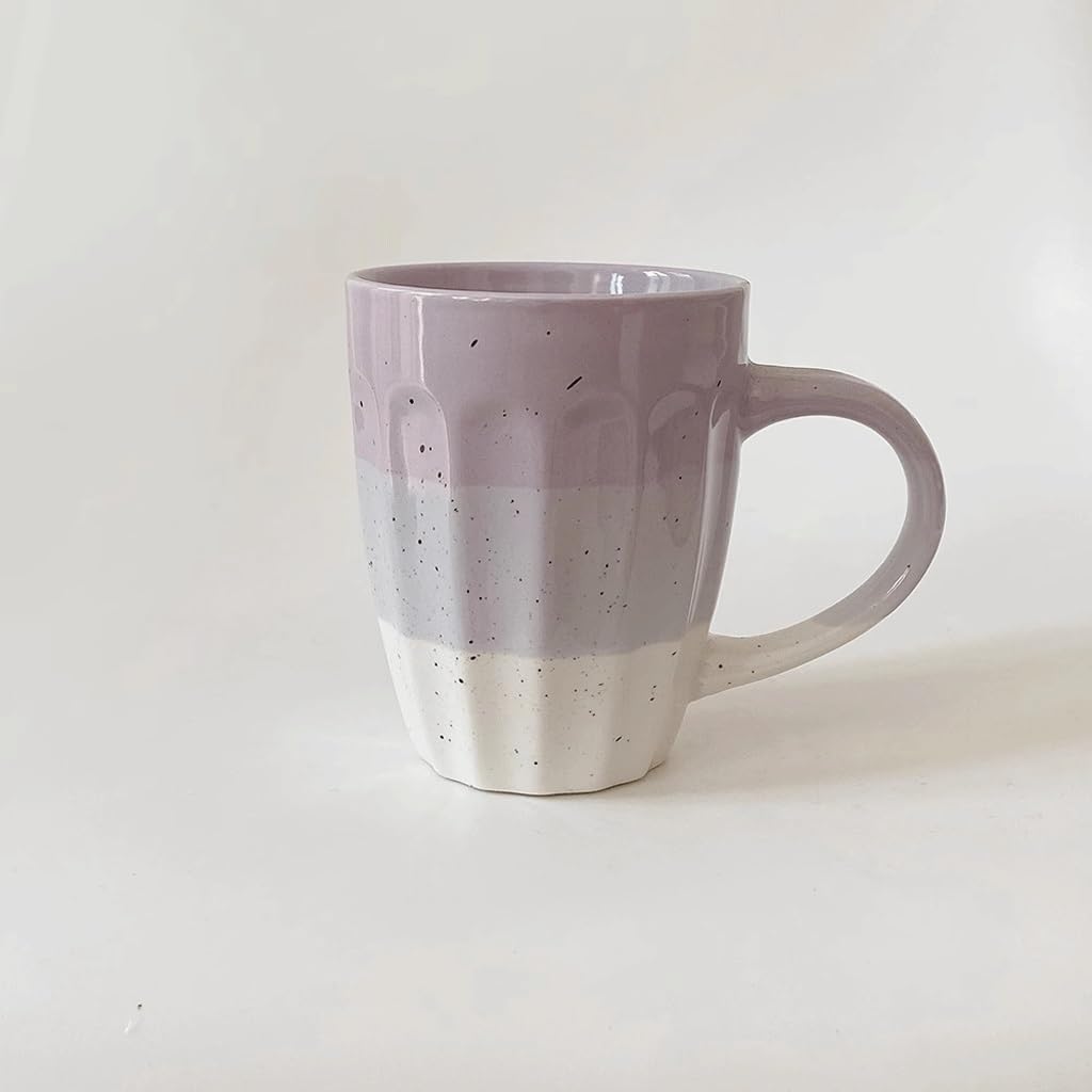 ENGENDER Tazas Cafe Taza De Café Sencilla For El Hogar con Taza De Cerámica Coloreada Bajo Cubierta Mug Cups(A)