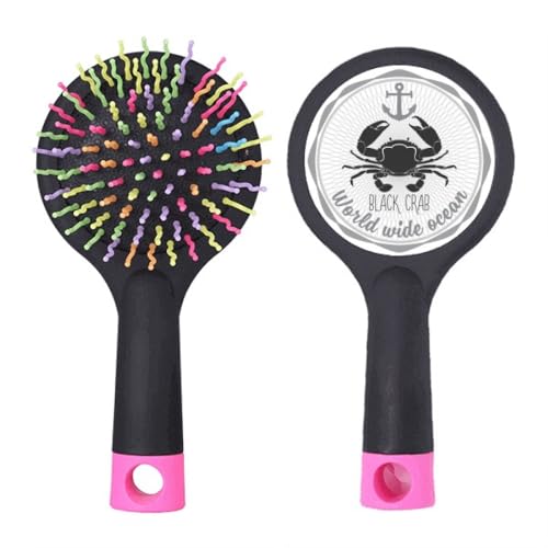 Brosse à cheveux démêlante anti-casse Crab Sketch à coussin d'air