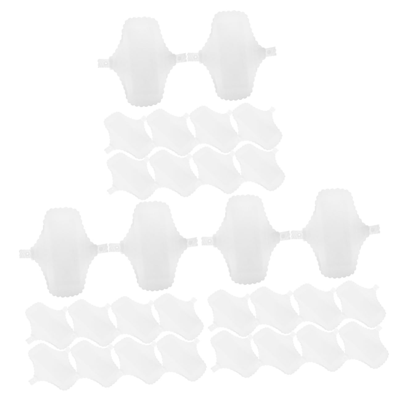 COLLBATH 3er-set Waschbare Menstruationspads Aus Baumwolle Für Frauen Wiederverwendbare Pads Für Mädchen Über Nacht Maxi Bequem Und Für Die Periode 10 Stück * 3