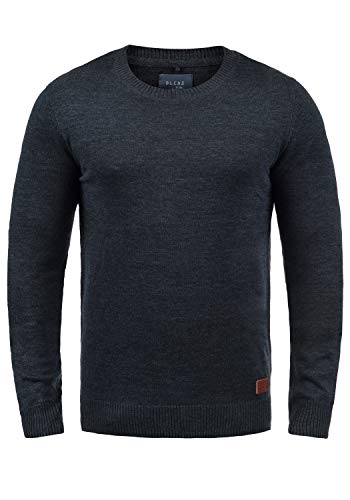 BLEND Lars - Maglione da Uomo, taglia:M;colore:Navy (70230)