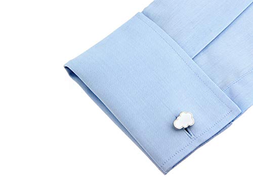 Set de mancurnas Daesar blancas para hombre miniatura 2