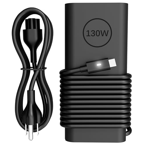 GEYUTOTE Replacement for Dell Laptop Charger 130W 100W 65W USB Type C Fast Power Adapter