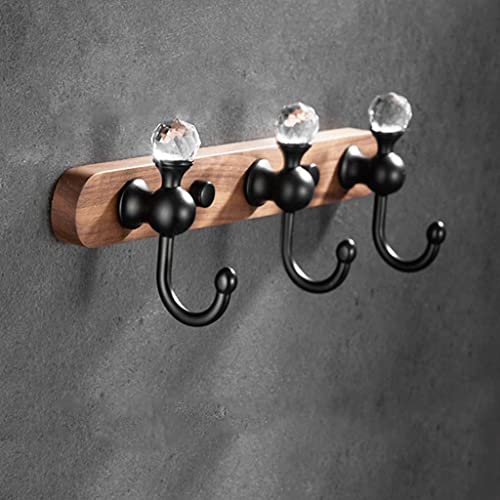 Perchero de Pared Todos los Ganchos de Cobre para Abrigos Ganchos de Pared Percheros para Pared, Ganchos de Pared Estante para baño, Dormitorio, Entrada Perchero (Color: B, Tamaño: 3 Ganchos)