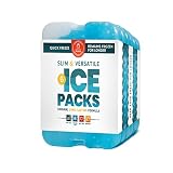 Ice Packs for Lunch Bags - Original Cool Pack | Slim & Long-Lasting Reusable Ice Pack for Lunch Box,