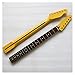 Wysoce Repliki Fanada Kanada Maple Rose Wood Fingerboard Neck 22 Produkty Płytki Żółty Uchwyt Na Gitarę Lewej Strony Gryf gitary elektrycznej