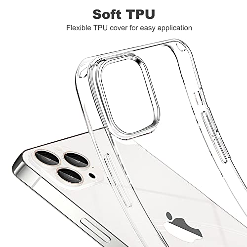 Jjgoo Compatible With Iphone 13 Pro Max Case Clear, Transparent Soft Shockproof Protective Slim Thin Bumper Cover Phone Case For Iphone 13 Pro Max- 6.7 Inch #TOP6