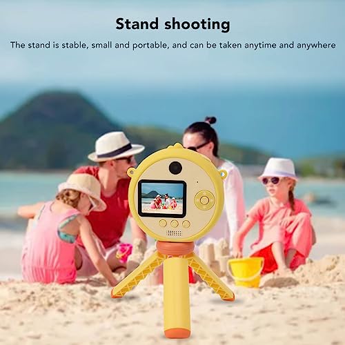 Câmeras Digitais HD para Crianças, Zoom 8X 600mAh 2.0in HD IPS Tela Infantil Câmera Selfie 48MP Com