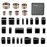 Punch Tool for Belts Handmade DIY Leather Crafts Leather Hole Punch Tools 24 florid Shape Style Plus 7 Round Hole Punches Hollow Tool Set Shapes Cutter, Leather Craft Tools Kit for Handmade