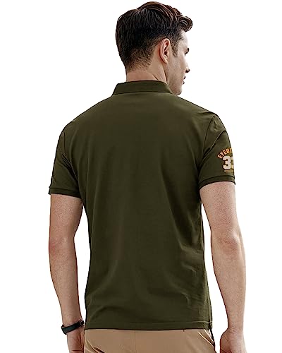 Image of Men's Regular Fit Solid Polo T Shirt |Half Sleeves Collar Tshirts for Men| Casual Tshirt