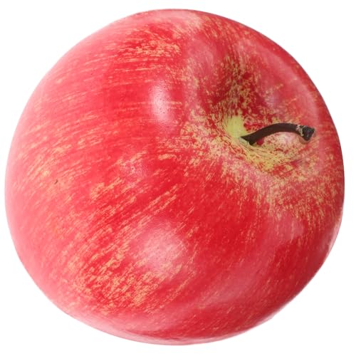 Adorno llamativo de manzana roja para coche con sistema de instalación fácil en el techo