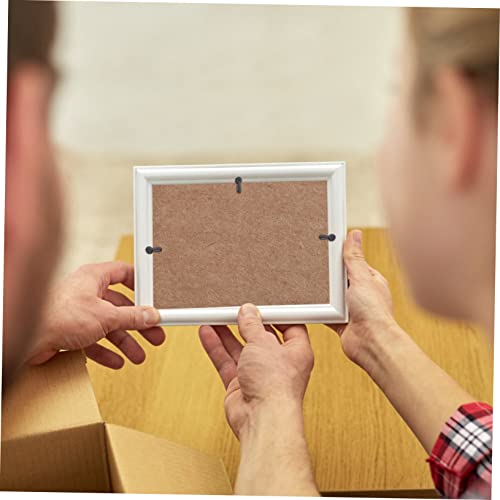 Image of 100pcs Picture Frame Back Clips Easy to Install Frame Hardware for Photos Art and Posters Backing Plate Buckles for Picture Framing and Hanging