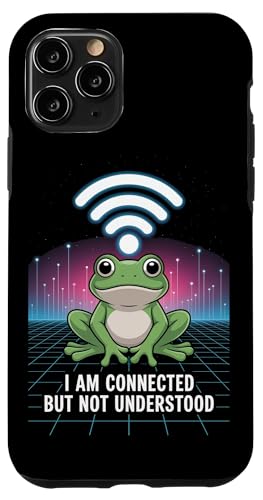 Connected But Not Understood ? Absurd Frog WiFi Vaporwave �X�}�z�P�[�X iPhone 11 Pro �p