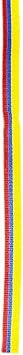 Tricolor Flag Ecuador Colombia Venezuela Grosgrain Ribbon & Fringes. Craft Supply, Ornaments, Crafts, Souvenirs, Gifts, Flags, Independence Day 1cm, 5 Yards