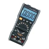 KM-DM01B Multimetro digitale 6000 conteggi True RMS, rilevamento tensione senza contatto, uscita onda quadrata, ampio display LCD retroilluminato per elettricisti ingegneri