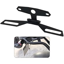 Motorcycle License Plate Bracket,Adjustable Butterfly Motorcycle License Plates Holder for Licenses Plate Tail Light Fixing,Universal Motorcycles Accessories Motorcycles Plates Mount