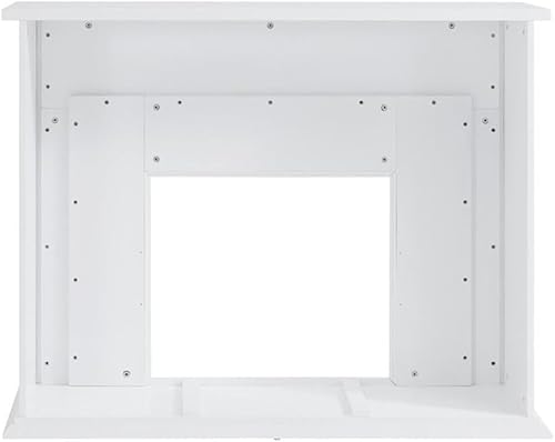 Miniatura 7 de Bowery Hill Chimenea eléctrica que cambia de color de mármol en blanco