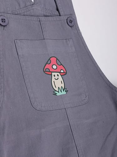 Image of KiddoPanti Unisex Denim Cargo Dungaree Shorts | 69.1% Cotton 29% Spun Poly 1.9% Spandex | Above Knee Length | Soft Breathable Summer Dungaree