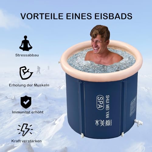 Aufblasbare Badewanne B&Y 75×75 cm für Erwachsene und Outdoor