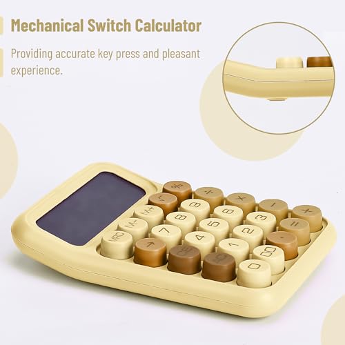 image for Mr. Pen- Mechanical Switch Calculator, 12 Digits, Large LCD Display, B