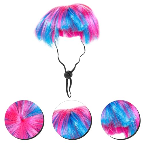 Peluca para perros y gatos Kisangel para disfraz miniatura 7