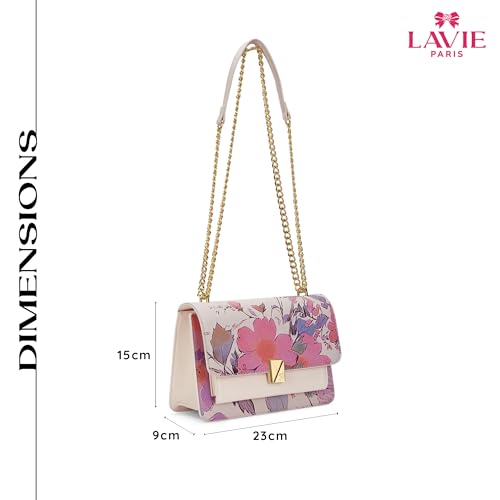 Image of LAVIE PARIS Women's Fluer Medium Flap Crossbody Sling Bag | Ladies Purse Handbag | Gift for Women