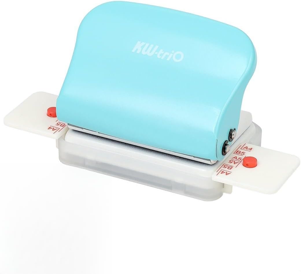 - Manual Binding Machine, 6-Hole Cinch Binder, Coil Binding for Home Or Office, Punch 5 Sheets, Fits A4, B5, A5 Paper Sizes
