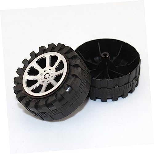 Ruedas de plástico de 42mm para accesorios de bricolaje y manualidades infantiles 6