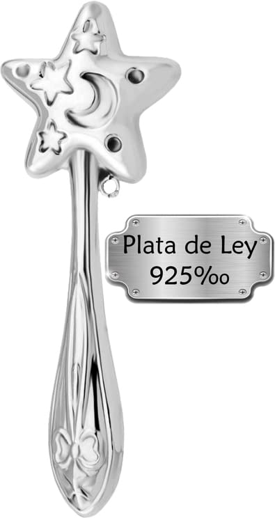 Sonajero Infantil de Plata de Ley 925‰. (09494)