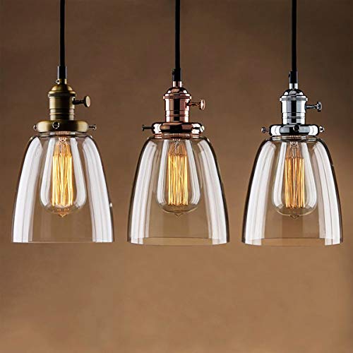 Jslinter 6-Pack Edison Light Bulb, Warm White 2200K Old Fashioned Incandescent Light, 60 Watt Dimmable St58 Antique Vintage Style Light, Clear Glass E26 Base(60W/110V) #TOP6