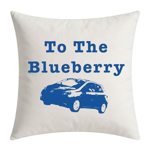 Housse de coussin décorative pour salon, lit, canapé (Blueberry PC UK)