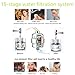 Shower Filter, 15 Stage Shower Head Filter for Hard Water with 2 Cartridges, High Output Shower Water Filter to Remove Chlorine, Fluoride and Other Impurities, Improves Skin Condition, Protects Hair