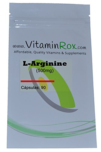 L-Arginine [500mg] - 90 Cápsulas | Corazón, la circulación y la Sangre