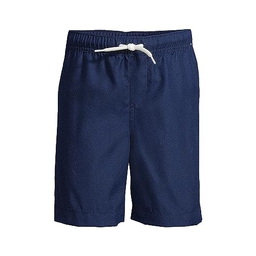 Lands' End B Swim Trunks Deep Sea Navy Kids Slim Medium #TOP29