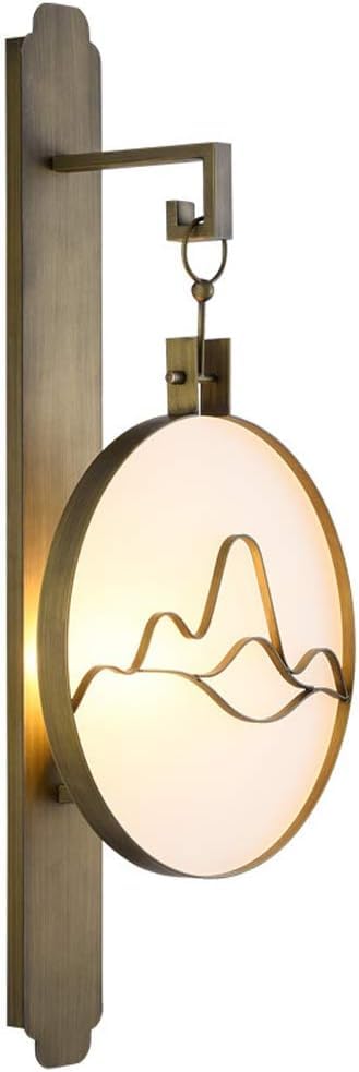 Lampe de chevet de paysage chinois pivotante pour sécuriser l'escalier d'entrée