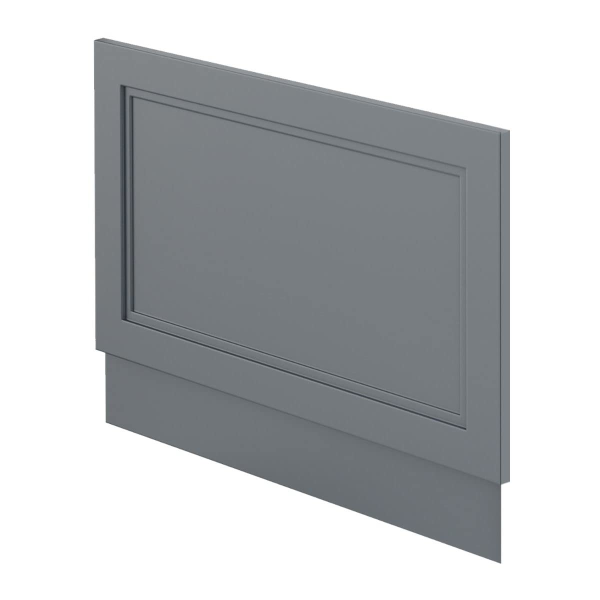 Rowan 800mm End Bath Panel Adjustable Height Traditional Design Shaker Style Detail  Light Grey
