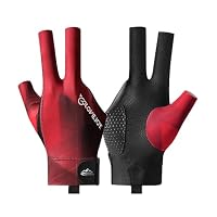 Gant De Billard 3 Doigts Wnddle – Main Droite, En Polyester Respirant, Sangle Velcro Réglable, Pour Snooker Et Pool