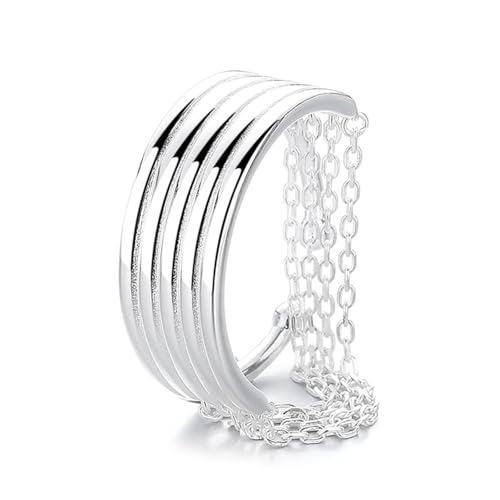 Bijoux argent de haute qualité avec cette bague en argent 925 ajustable pour femme