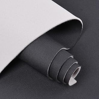 GoldWheel Auto Headliner Fabric Mesh Type 60inx144in with Foam Backing Interior Replacement Headliner Material, for All Vehicles RV Boat Home Roof Upholstery Fabric, Black