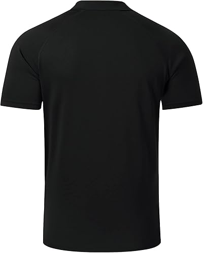 Miniatura 3 de Lightbare Polo de manga corta para hombre, UPF 50, rendimiento que absorbe la humedad, secado rápido, golf, tenis, polo para senderismo táctico