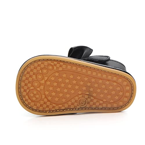 2025 Infant Baby Girls Flat Sandals Summer Soft Solid Anti Slip Bow Toddle Girls Walking Sandals Trendy4