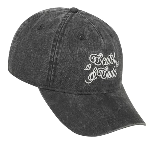 Casquette Scotch & Soda Fields noire ajustable, couvre-chef mode été taille unique - 2