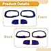 TUCKBOLD Interior Door Handle Bowl Cover Trim for Jeep Renegade 2015-2023 Inner Door Handle Decoration Frame Trim Deep Blue ABS 4 Pcs