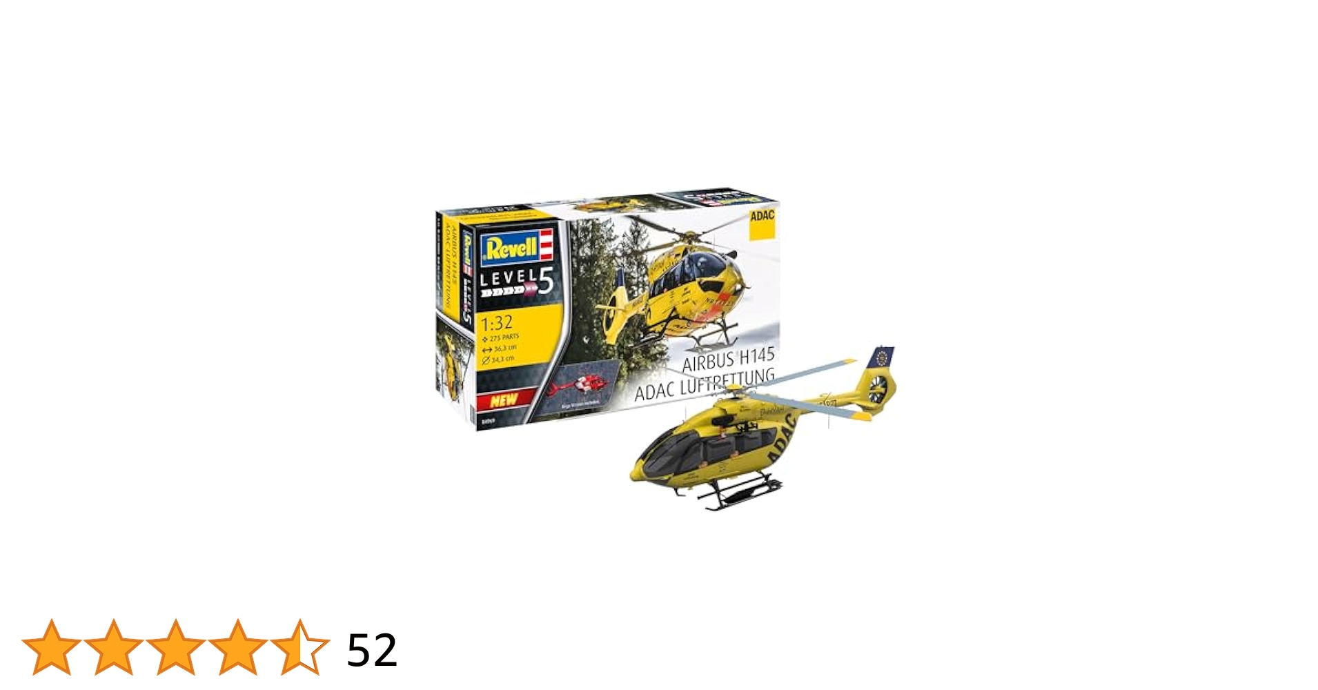 Amazon | ドイツレベル 1/32 H145 「ADAC - REGA」 プラモデル