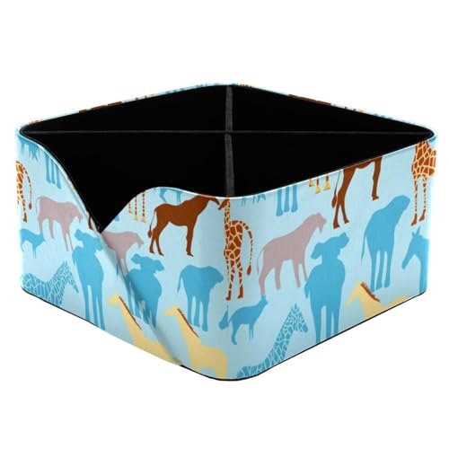 Porte-stylo rectangulaire bleu avec compartiments de rangement pour cosmétiques - 2