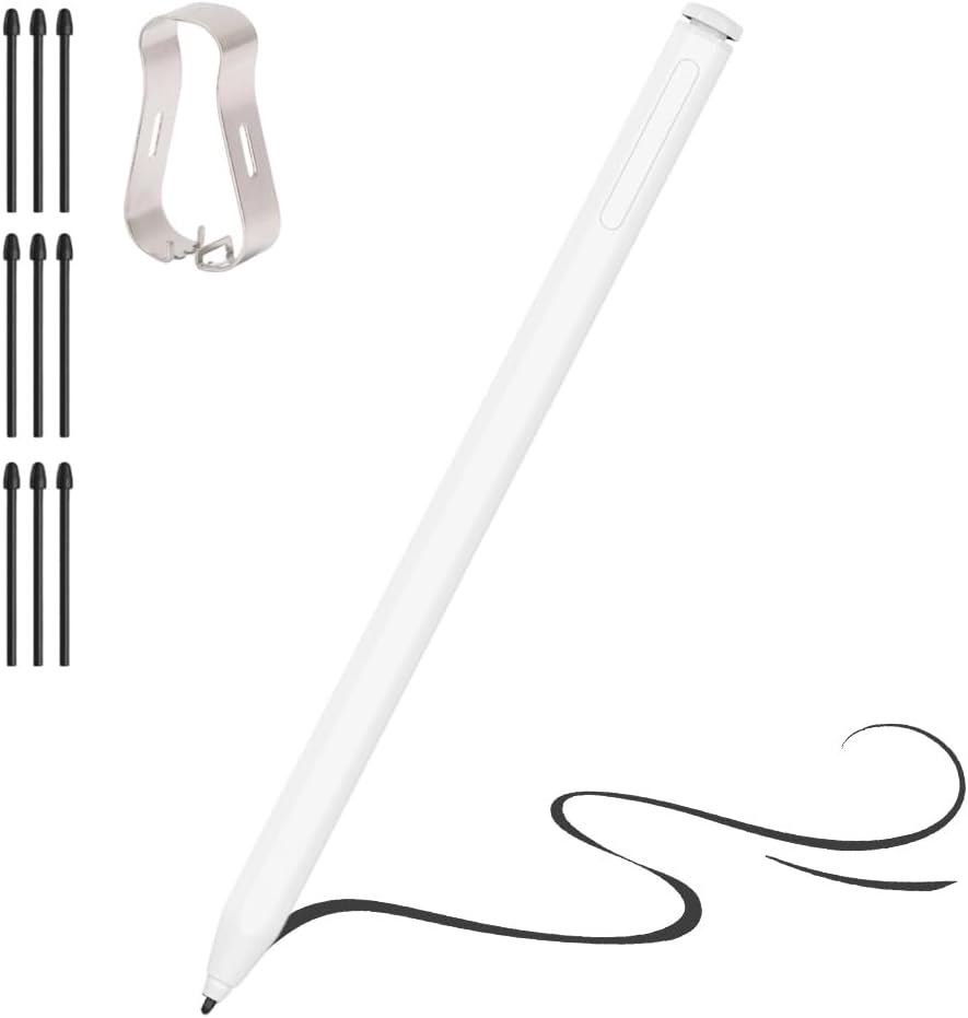 Stylus Pen for Remarkable 2/1 Pen, with Flip Eraser & Magnetic Attachment, 4096 Pressure Levels & Palm Rejection, No Charging Required, Includes 9 Extra Nibs
