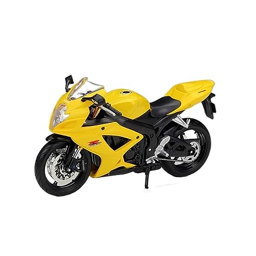 Moto Suzuki GSX-R600 1:12 finie la fragilité avec ce modèle de course robuste en métal